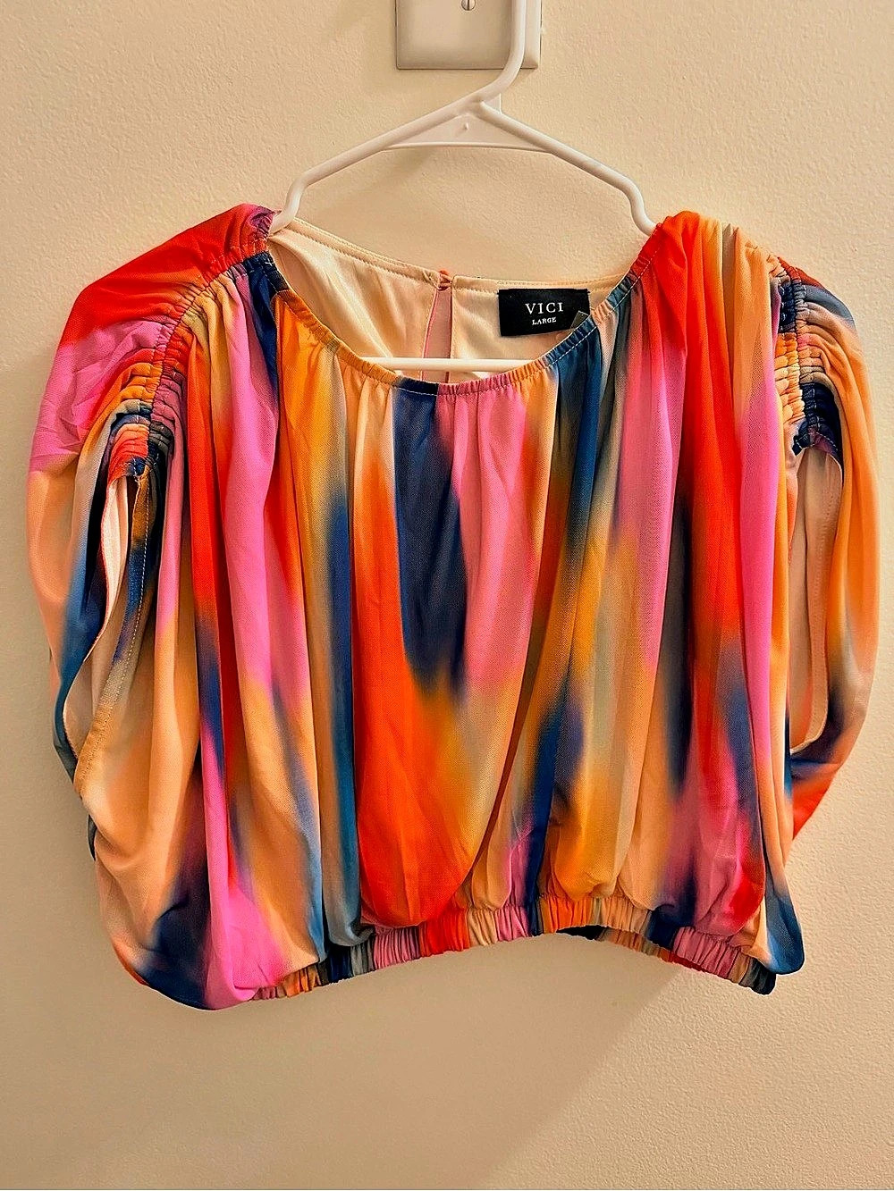 VICI Abstract Colorful Blouse New!!